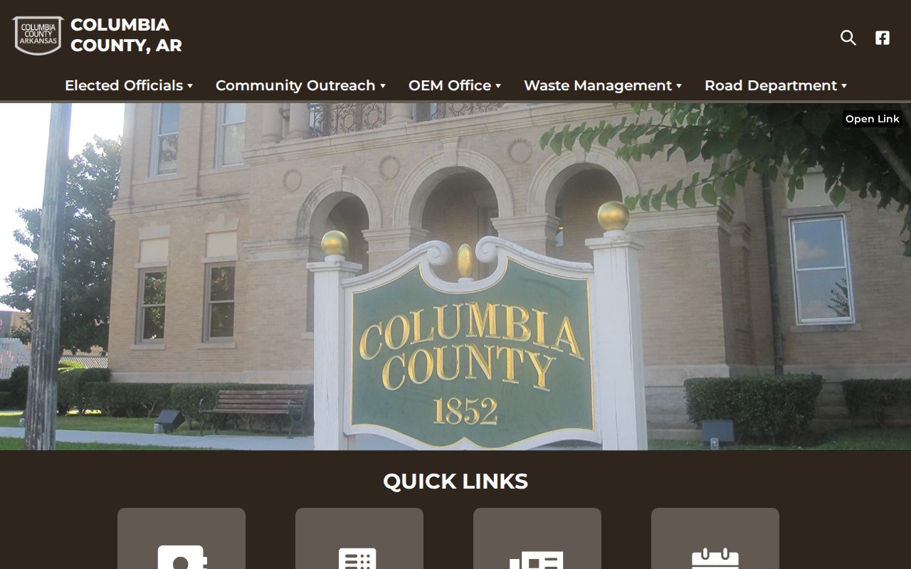 Columbia County criminal history official county website